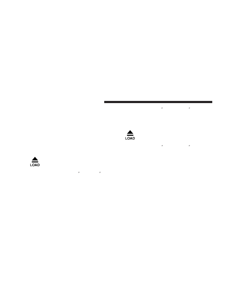 Load/eject button (cd mode for cd audio play), Load/eject button (cd mode for cd audio, Play) | Dodge 2007 Power Wagon User Manual | Page 199 / 492