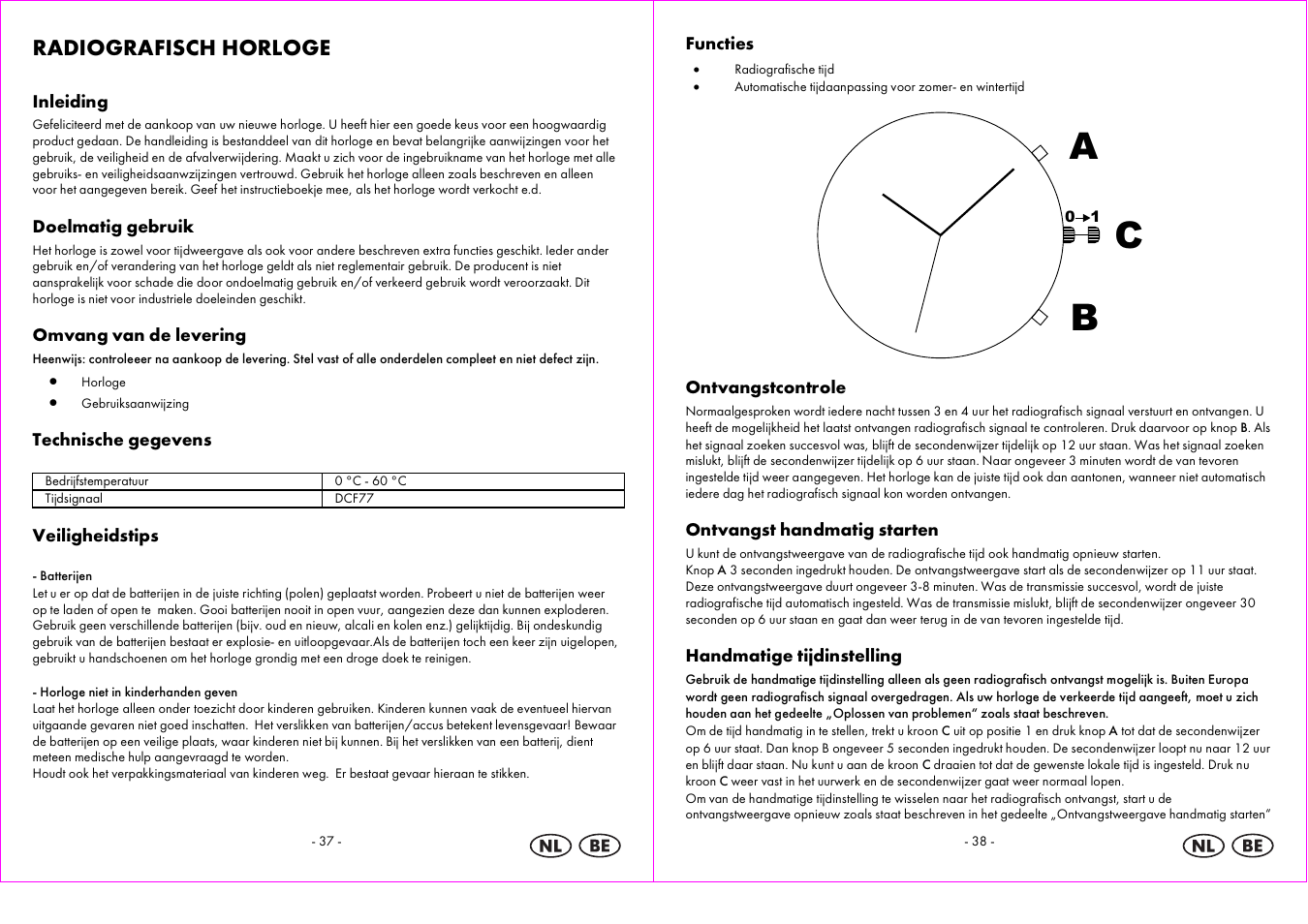 Radiografisch horloge | Auriol 2-LD3824-8_9 User Manual | Page 20 / 27