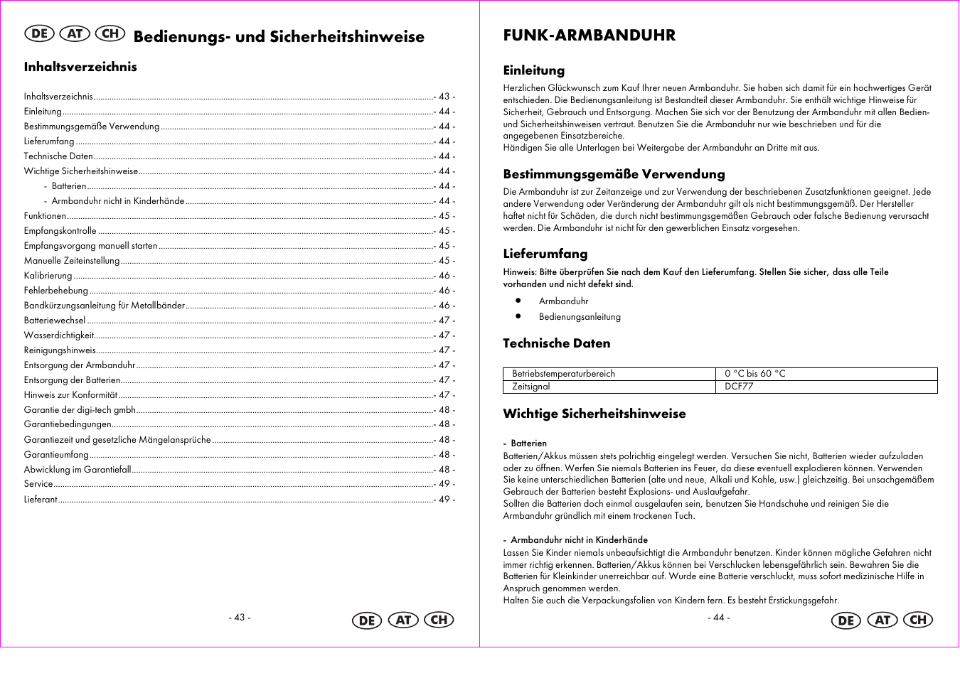 Auriol 2-LD3824-8_9 User Manual | Page 23 / 27