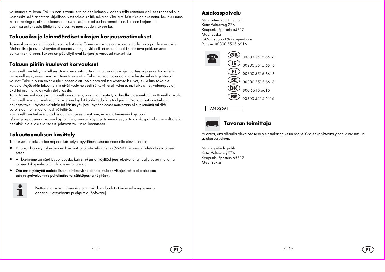 Auriol 2-LD3824-8_9 User Manual | Page 8 / 27