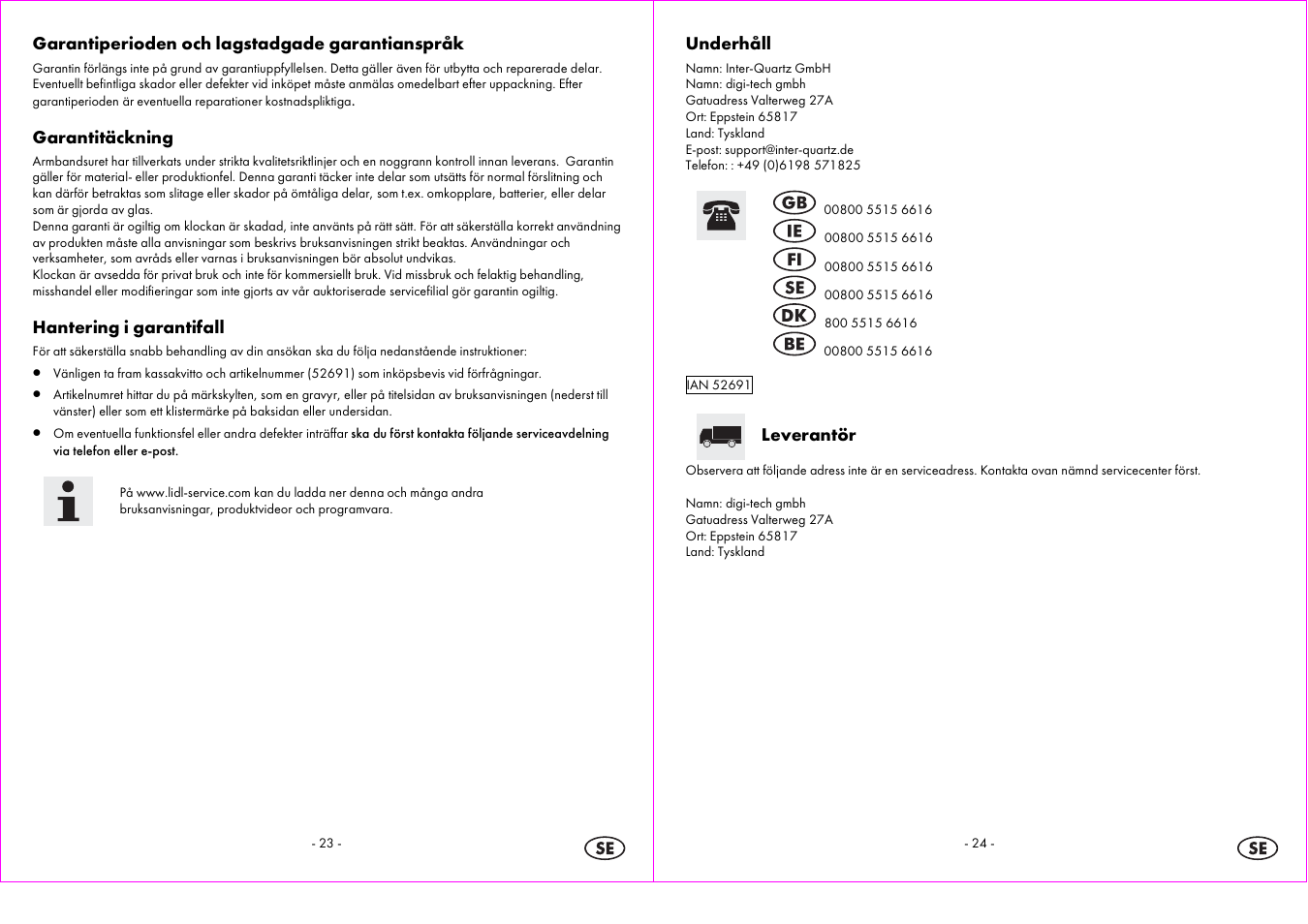 Auriol 2-LD3824-4 User Manual | Page 13 / 30