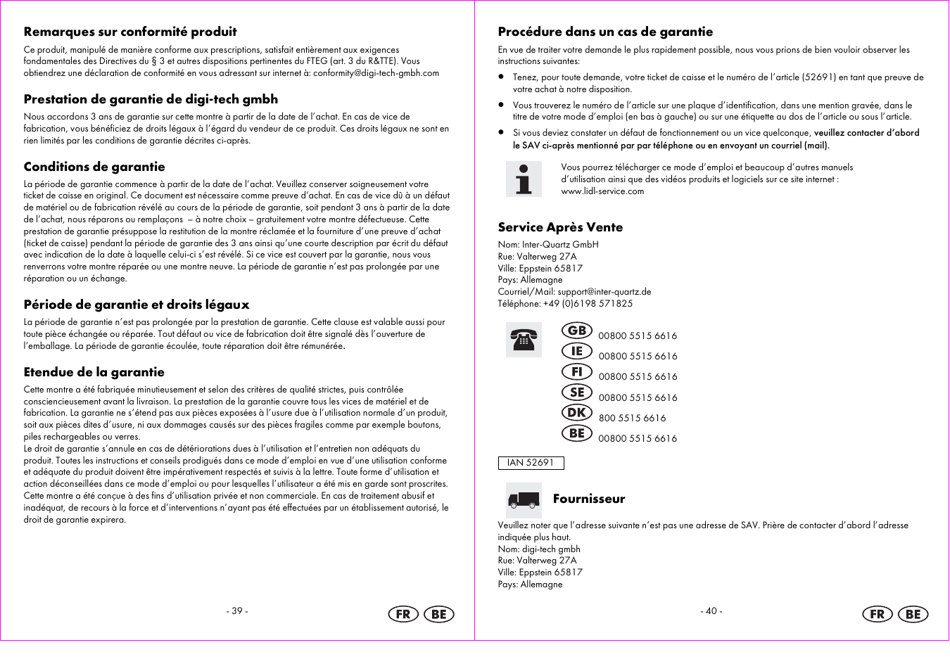 Auriol 2-LD3824-4 User Manual | Page 21 / 30