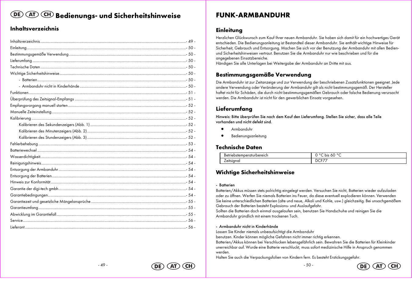 Auriol 2-LD3824-4 User Manual | Page 26 / 30