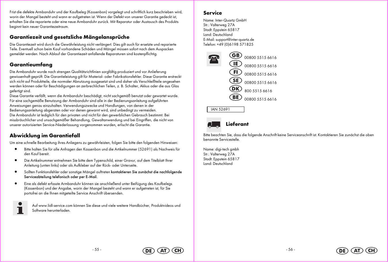 Auriol 2-LD3824-4 User Manual | Page 29 / 30