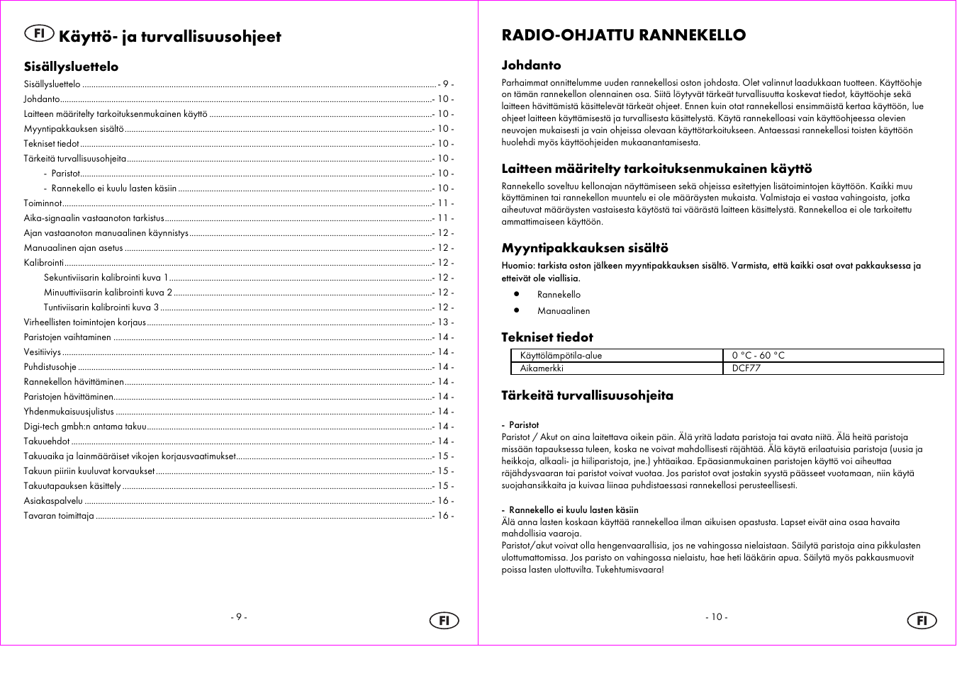 Auriol 2-LD3824-4 User Manual | Page 6 / 30