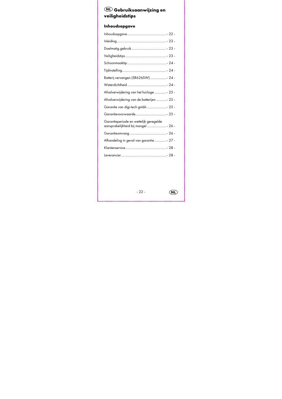 Auriol 2-LD3804 User Manual | Page 24 / 37