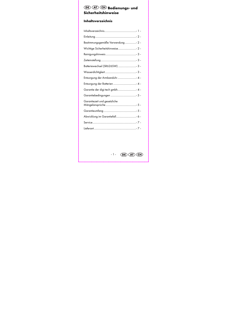 Auriol 2-LD3804 User Manual | Page 3 / 37