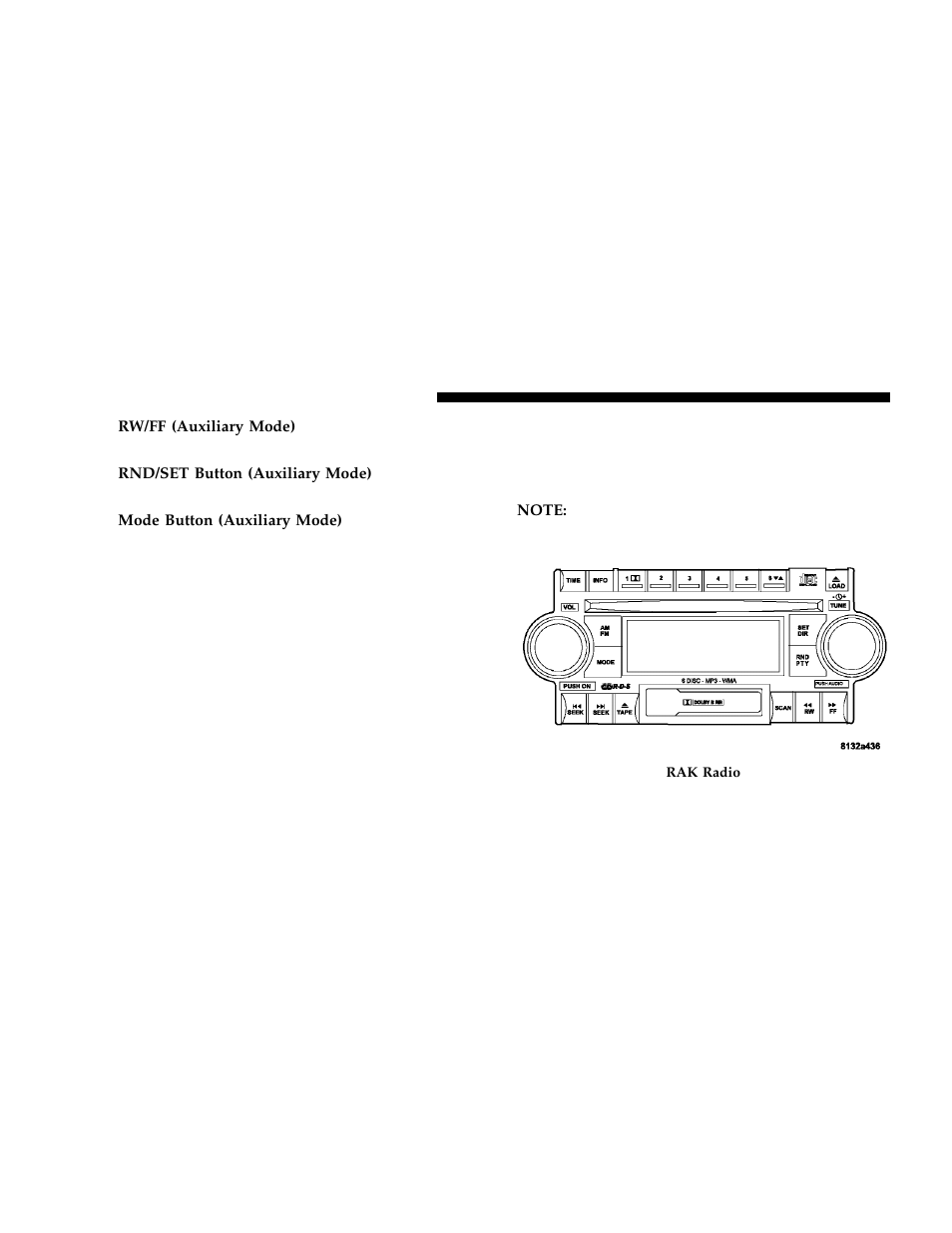 Operating instructions - hands free phone, If equipped, Operating instructions - satellite radio | Sales code rak – am/fm/cassette/cd | Dodge 2006 LX Magnum User Manual | Page 166 / 376