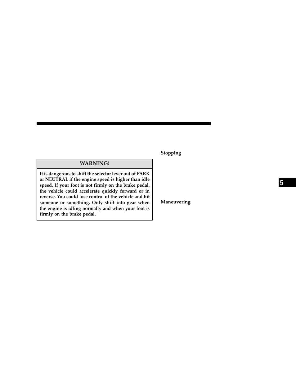 Dodge 2006 LX Magnum User Manual | Page 215 / 376