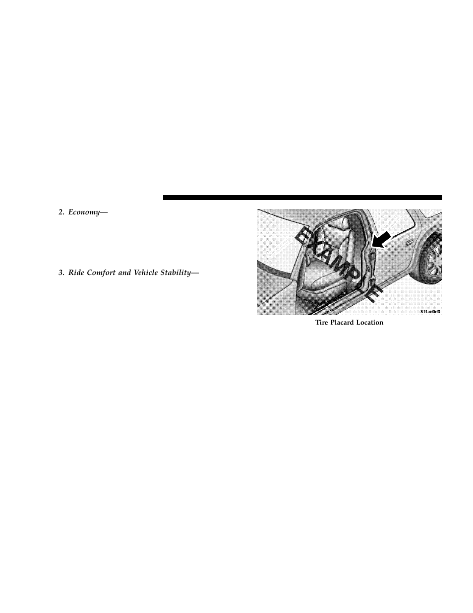 Tire inflation pressures | Dodge 2006 LX Magnum User Manual | Page 232 / 376