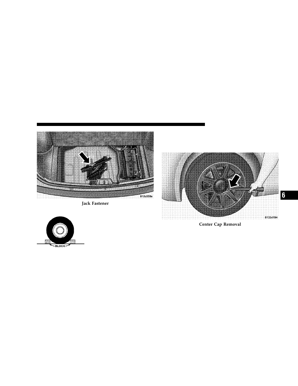 Jacking and changing a tire | Dodge 2006 LX Magnum User Manual | Page 273 / 376