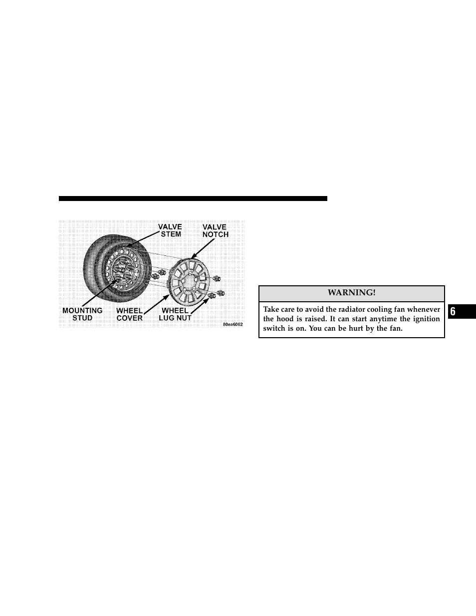 Wheel cover installation (if required), Jump-starting procedures if battery is low | Dodge 2006 LX Magnum User Manual | Page 277 / 376