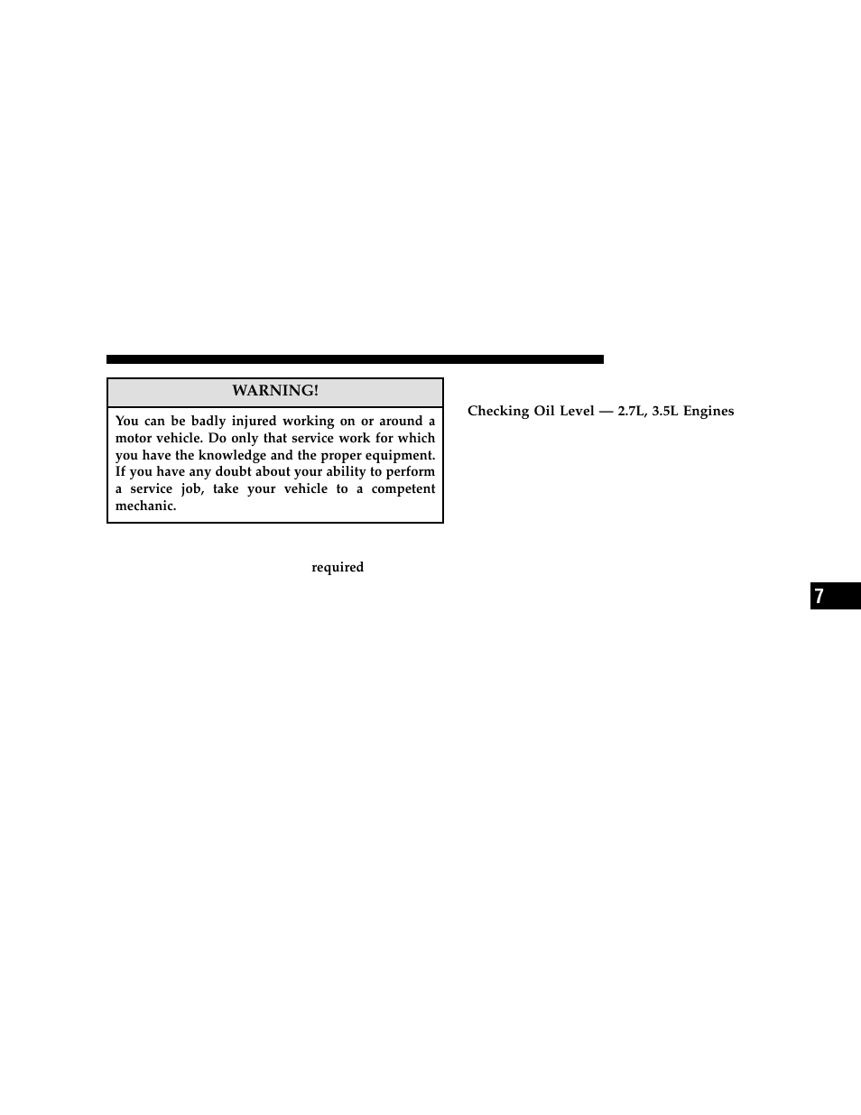 Maintenance procedures, Engine oil | Dodge 2006 LX Magnum User Manual | Page 291 / 376