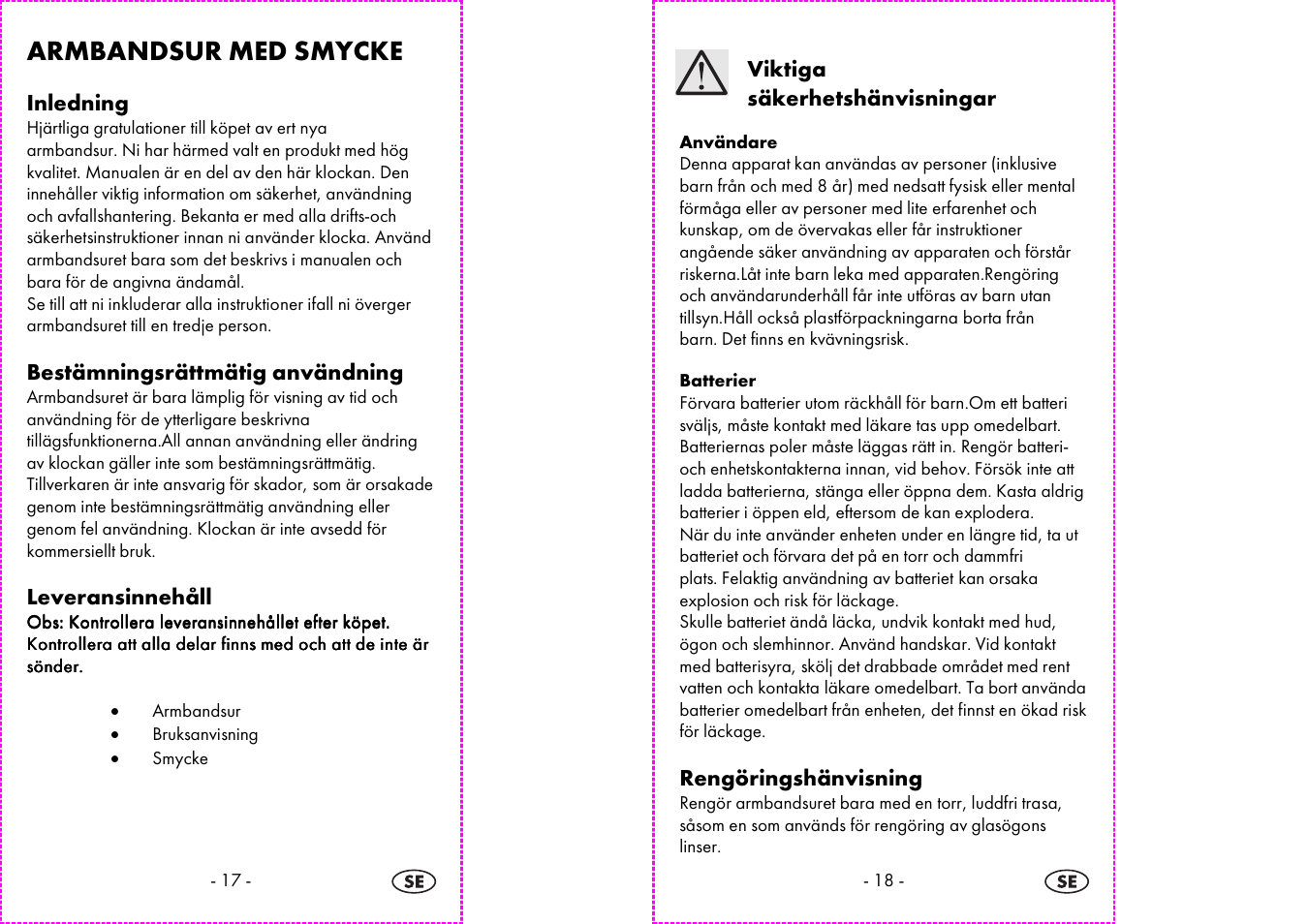 Armbandsur med smycke | Auriol 2-LD3885 User Manual | Page 10 / 30