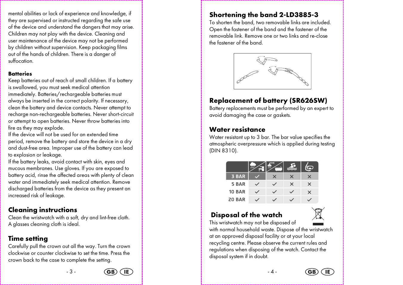 Auriol 2-LD3885 User Manual | Page 3 / 30