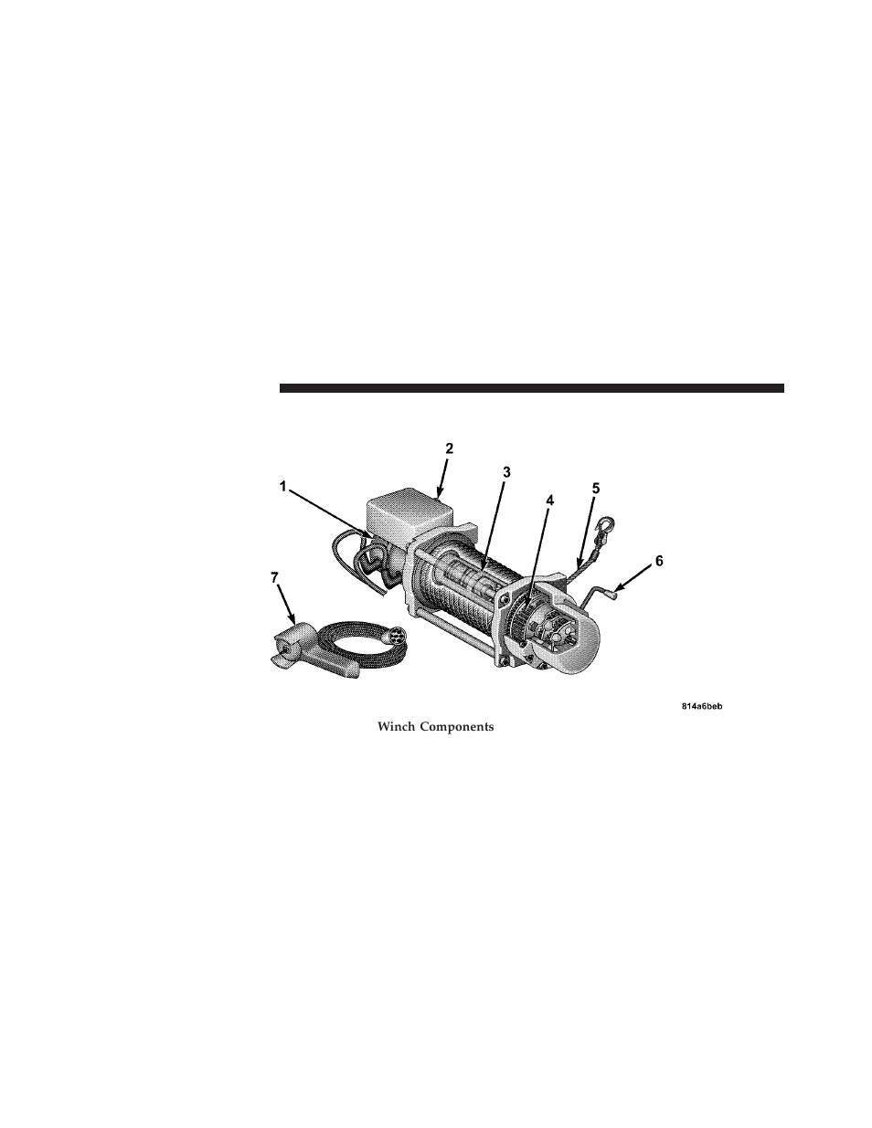 Understanding the features of your winch, Understanding the features of, Your winch | Dodge 2010 Ram Truck User Manual | Page 361 / 610