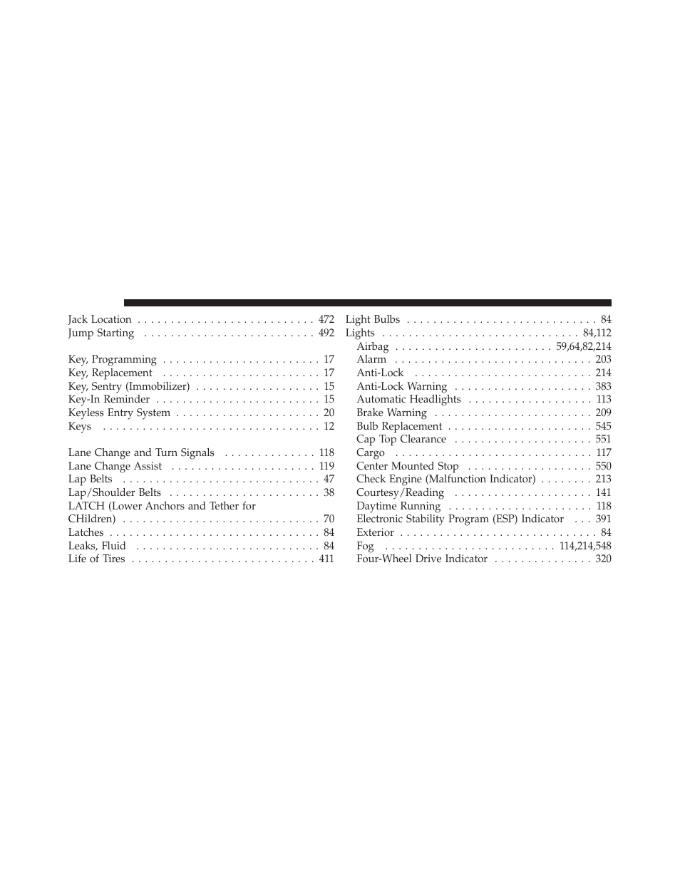 Dodge 2010 Ram Truck User Manual | Page 599 / 610