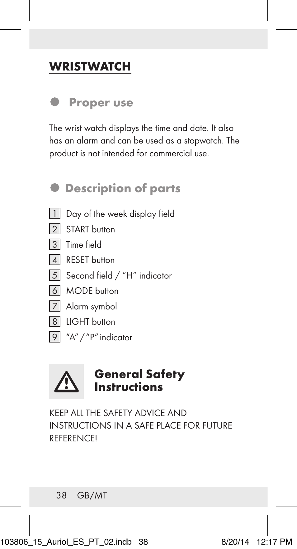 Auriol 103806-14-xx User Manual | Page 39 / 60