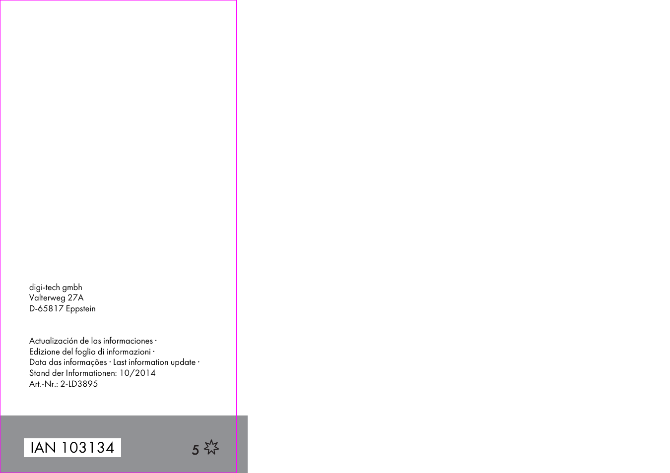 Auriol 2-LD3895 User Manual | Page 24 / 24