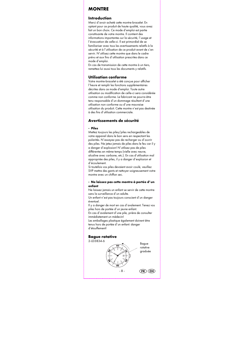 Montre | Auriol 2-LD3834-1-4 User Manual | Page 10 / 32