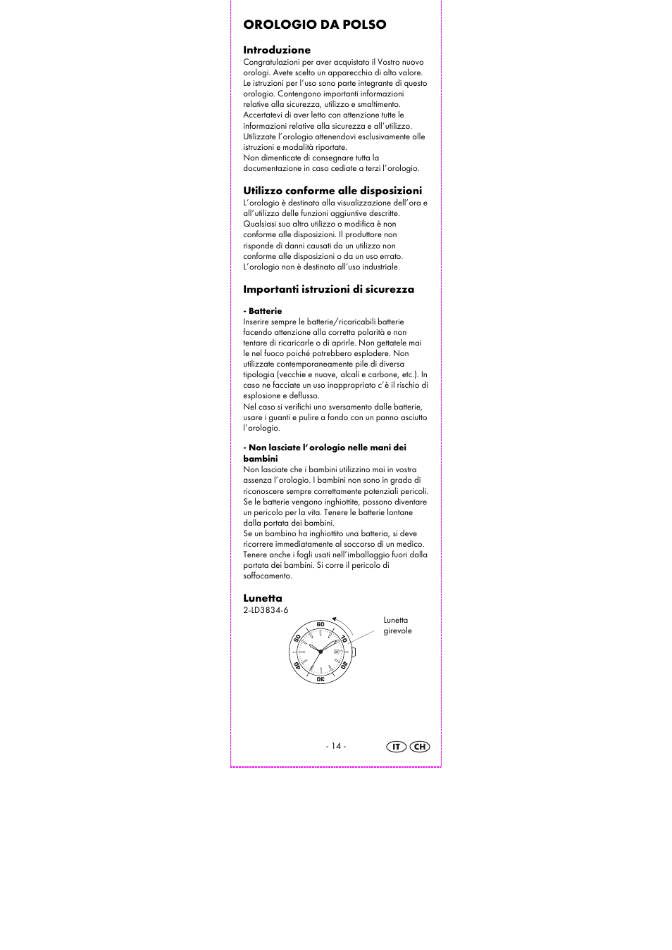 Orologio da polso | Auriol 2-LD3834-1-4 User Manual | Page 16 / 32