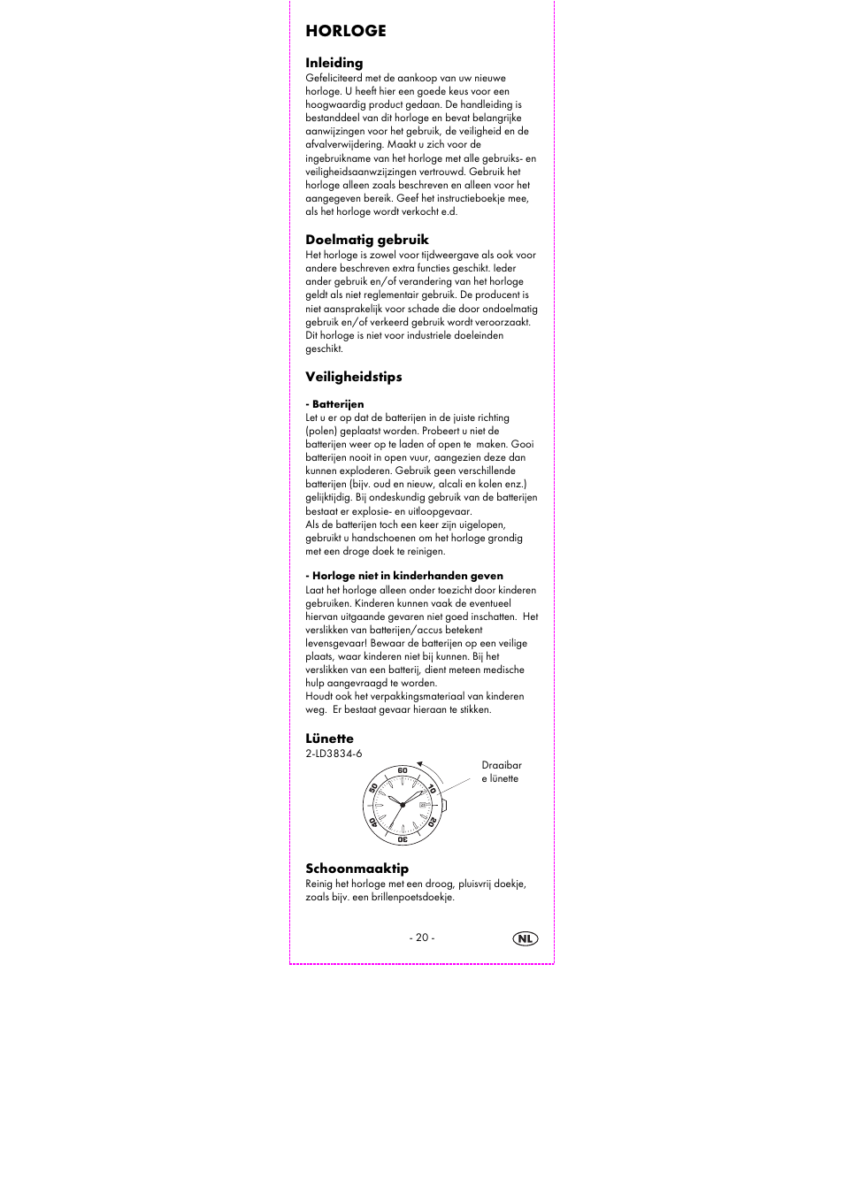 Horloge | Auriol 2-LD3834-1-4 User Manual | Page 22 / 32