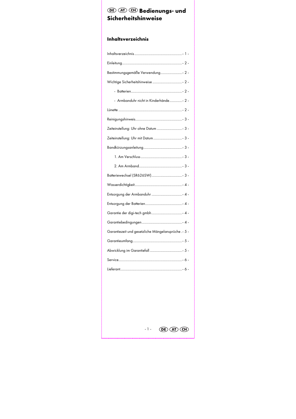 Bedienungs- und sicherheitshinweise | Auriol 2-LD3834-1-4 User Manual | Page 3 / 32