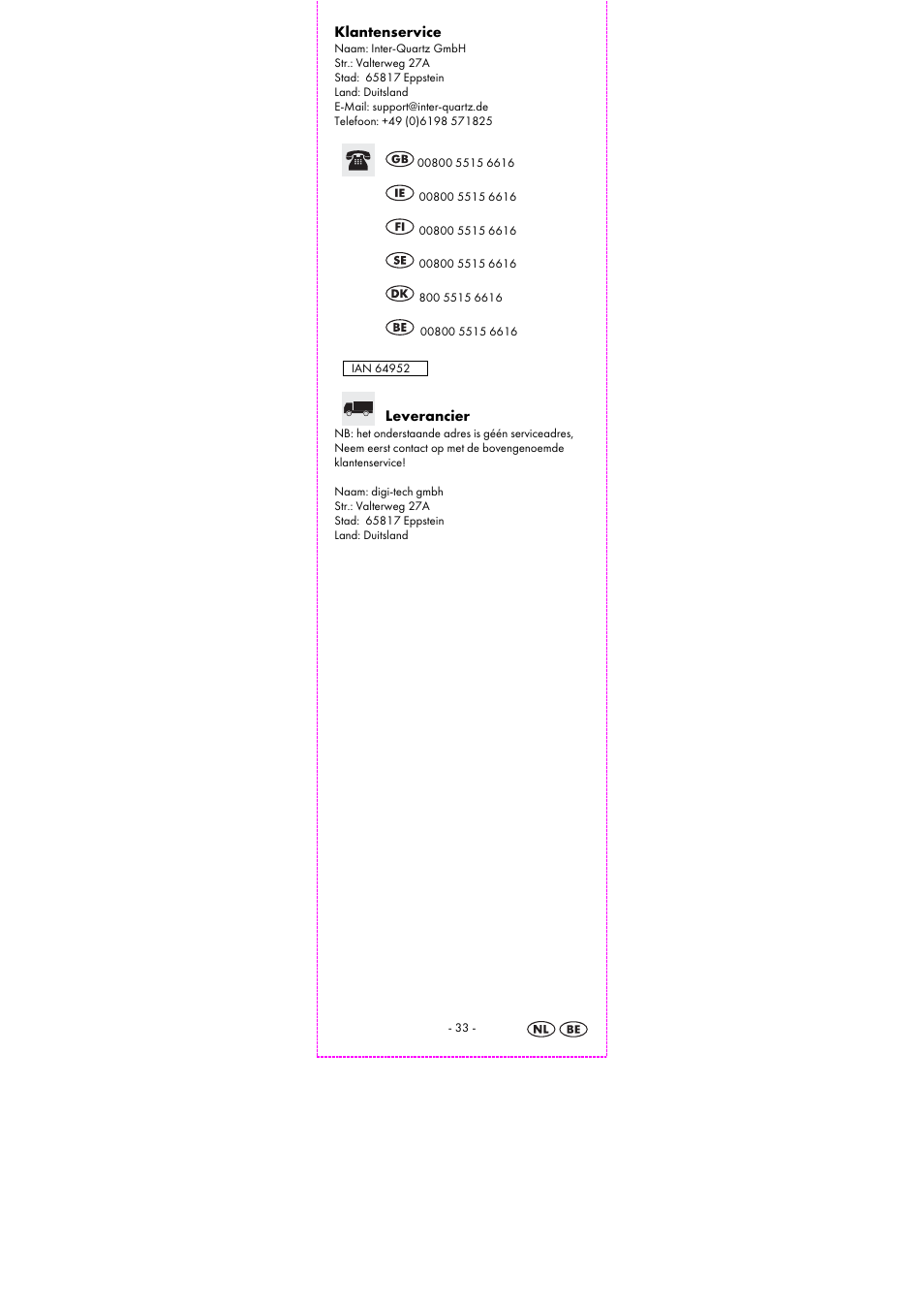 Auriol 2-LD3834-1-4 User Manual | Page 35 / 42