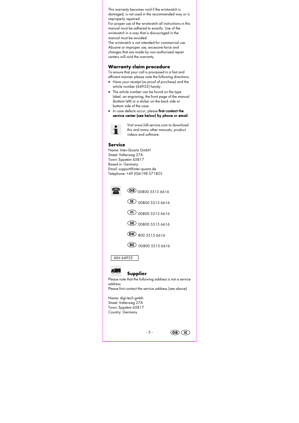 Auriol 2-LD3834-1-4 User Manual | Page 7 / 42