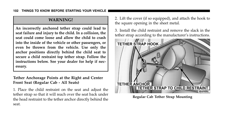 Dodge 2006  Ram Pickup 2500 User Manual | Page 102 / 536