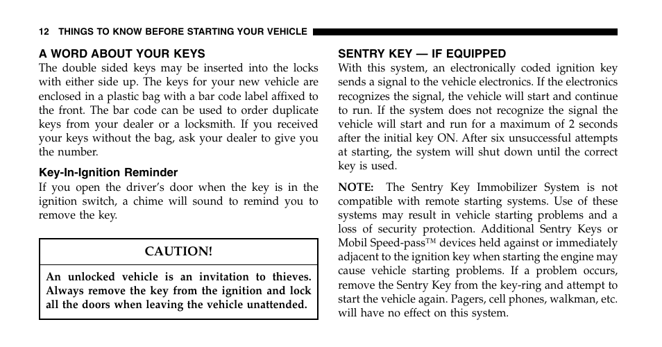 Dodge 2006  Ram Pickup 2500 User Manual | Page 12 / 536