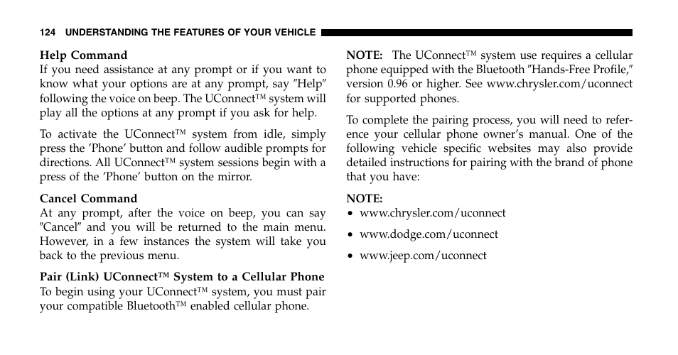 Dodge 2006  Ram Pickup 2500 User Manual | Page 124 / 536