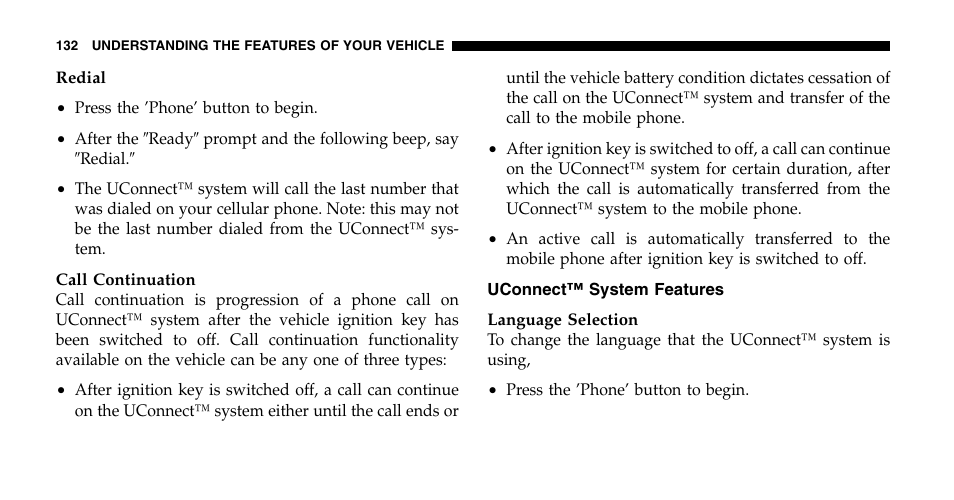 Dodge 2006  Ram Pickup 2500 User Manual | Page 132 / 536