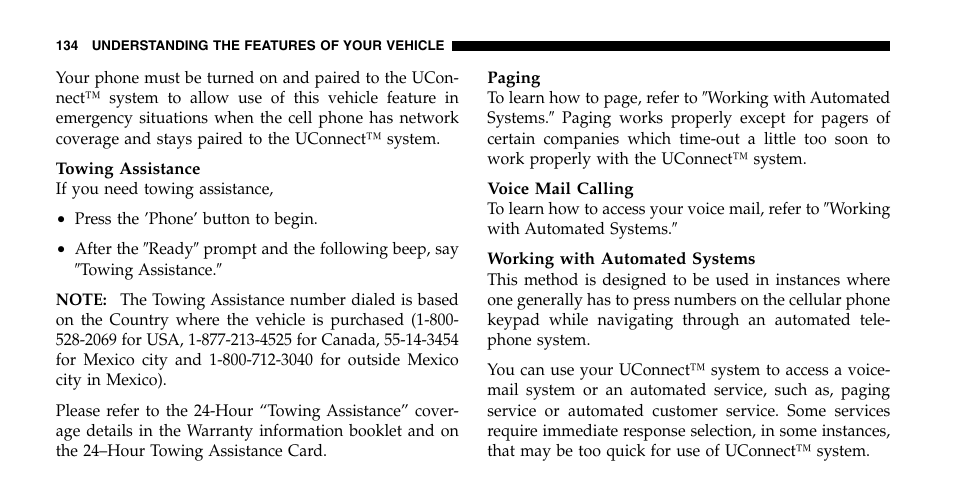 Dodge 2006  Ram Pickup 2500 User Manual | Page 134 / 536