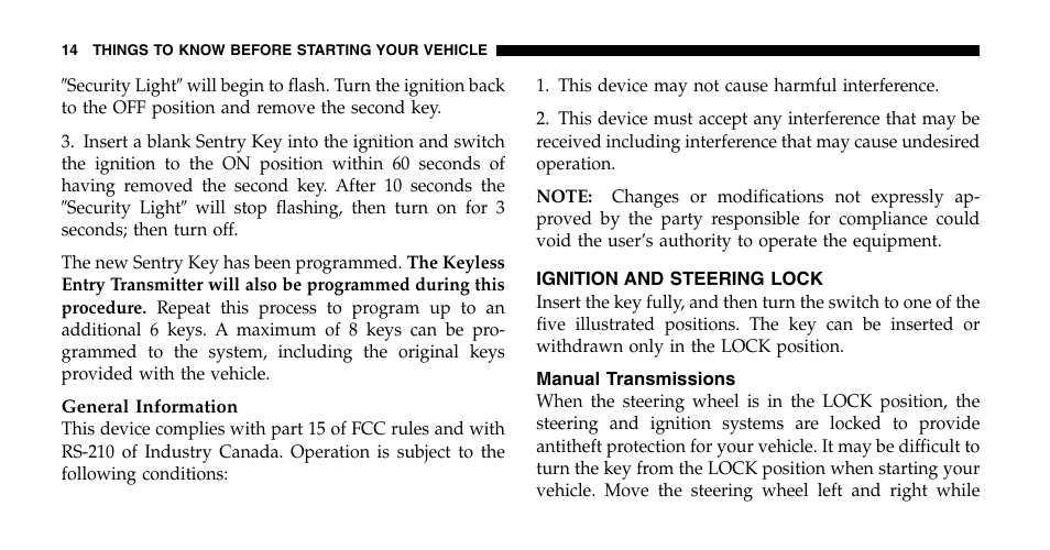 Dodge 2006  Ram Pickup 2500 User Manual | Page 14 / 536