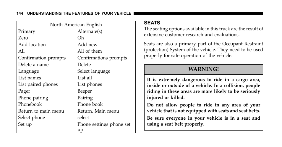 Dodge 2006  Ram Pickup 2500 User Manual | Page 144 / 536