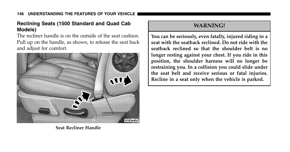 Dodge 2006  Ram Pickup 2500 User Manual | Page 146 / 536