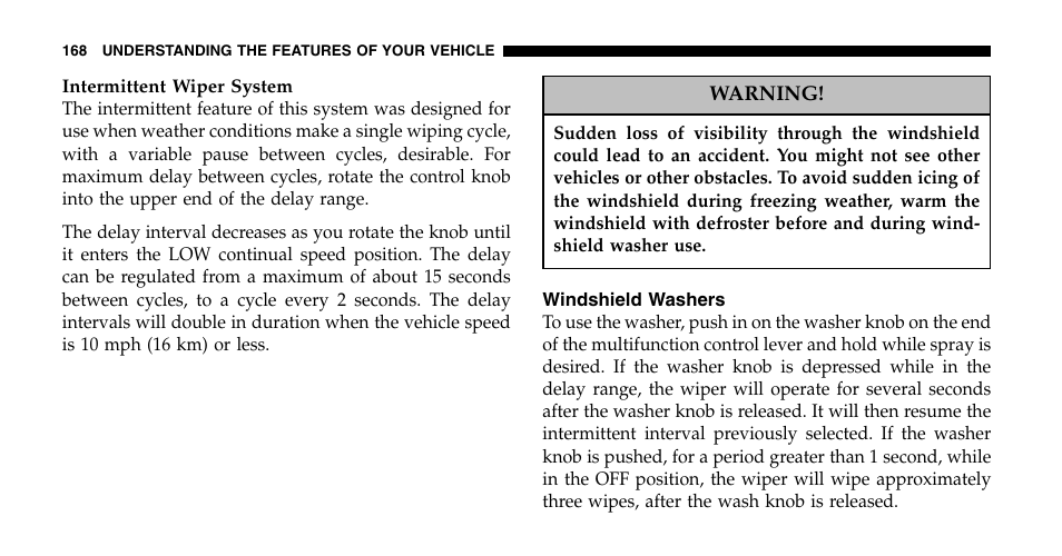 Dodge 2006  Ram Pickup 2500 User Manual | Page 168 / 536