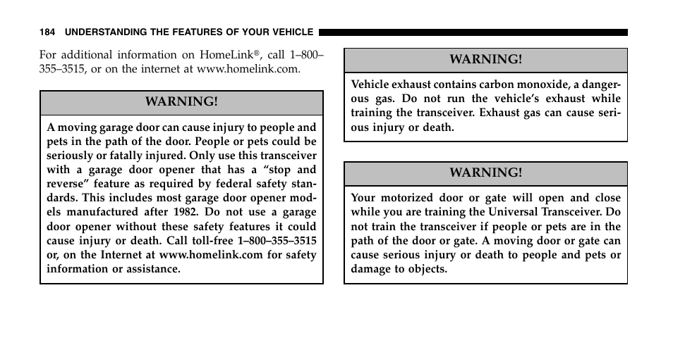 Dodge 2006  Ram Pickup 2500 User Manual | Page 184 / 536