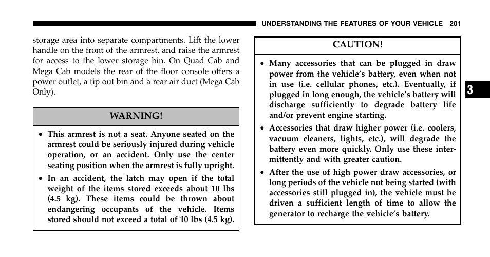 Dodge 2006  Ram Pickup 2500 User Manual | Page 201 / 536