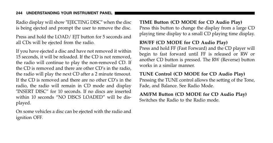 Dodge 2006  Ram Pickup 2500 User Manual | Page 244 / 536