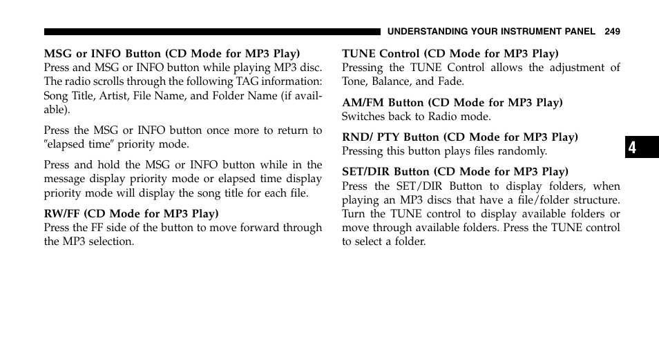 Dodge 2006  Ram Pickup 2500 User Manual | Page 249 / 536