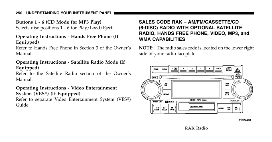 Dodge 2006  Ram Pickup 2500 User Manual | Page 250 / 536
