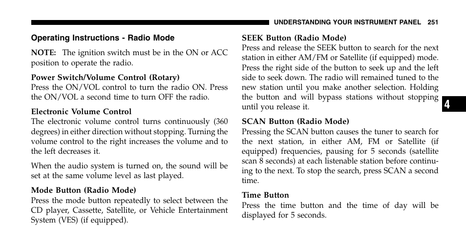 Dodge 2006  Ram Pickup 2500 User Manual | Page 251 / 536