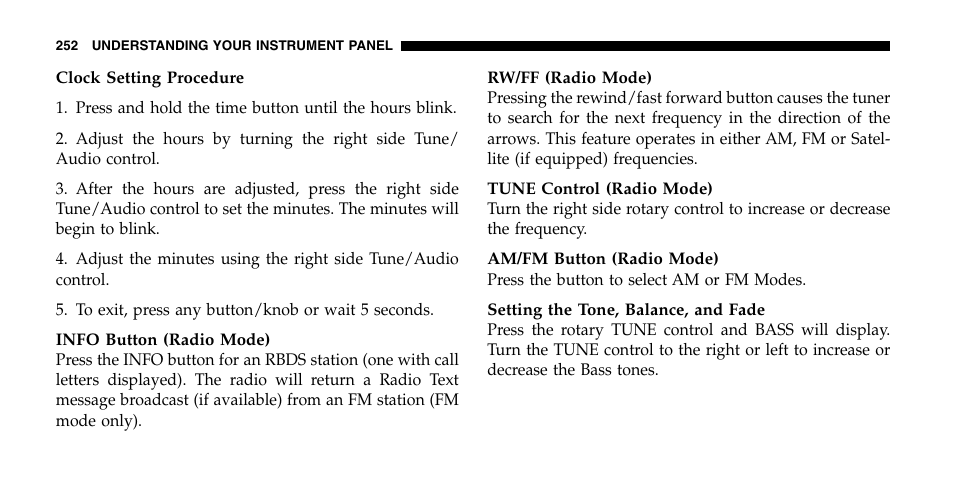 Dodge 2006  Ram Pickup 2500 User Manual | Page 252 / 536