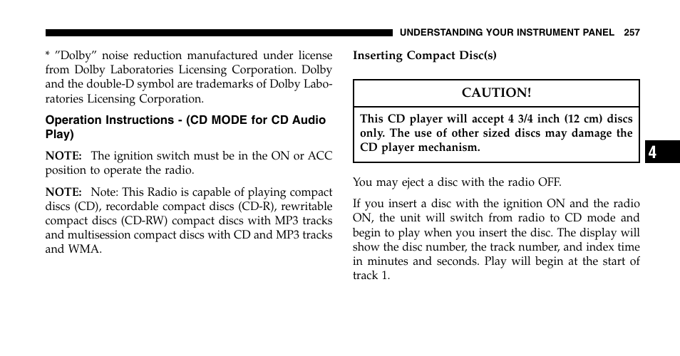 Dodge 2006  Ram Pickup 2500 User Manual | Page 257 / 536