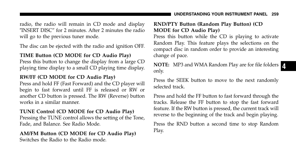 Dodge 2006  Ram Pickup 2500 User Manual | Page 259 / 536