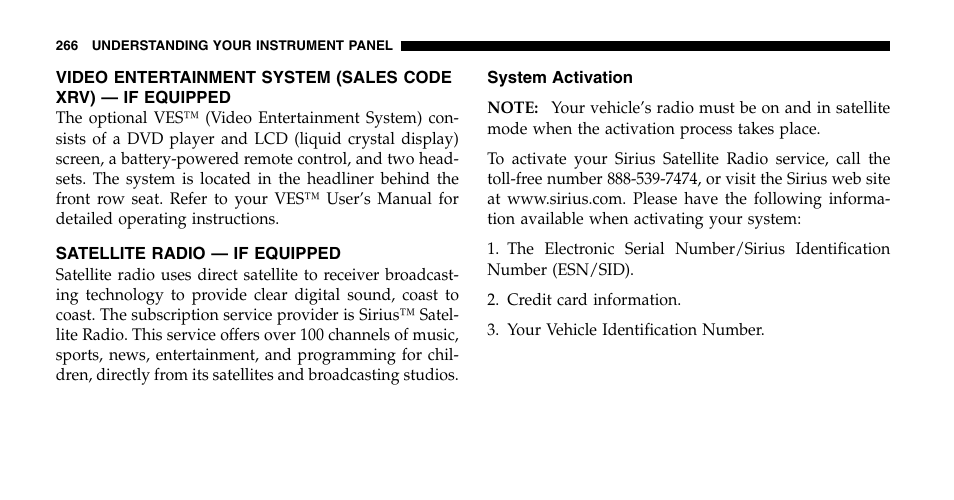 Dodge 2006  Ram Pickup 2500 User Manual | Page 266 / 536