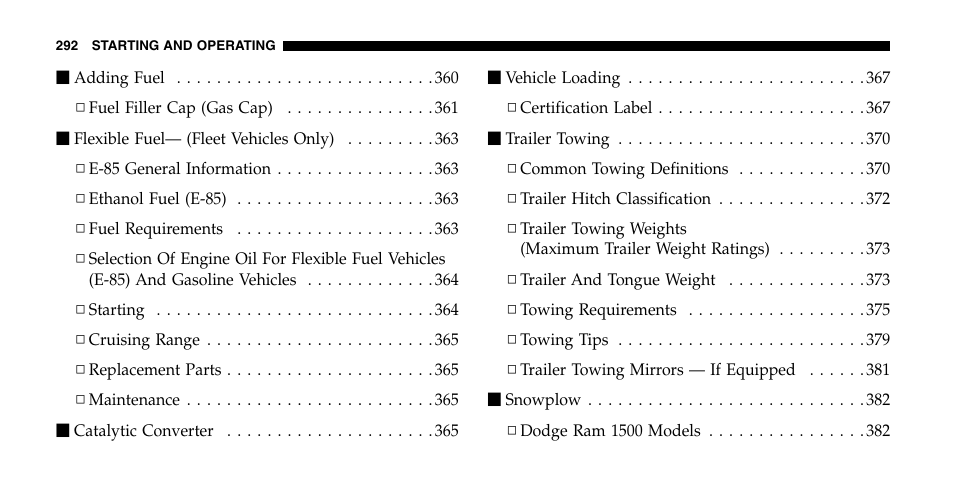 Dodge 2006  Ram Pickup 2500 User Manual | Page 292 / 536