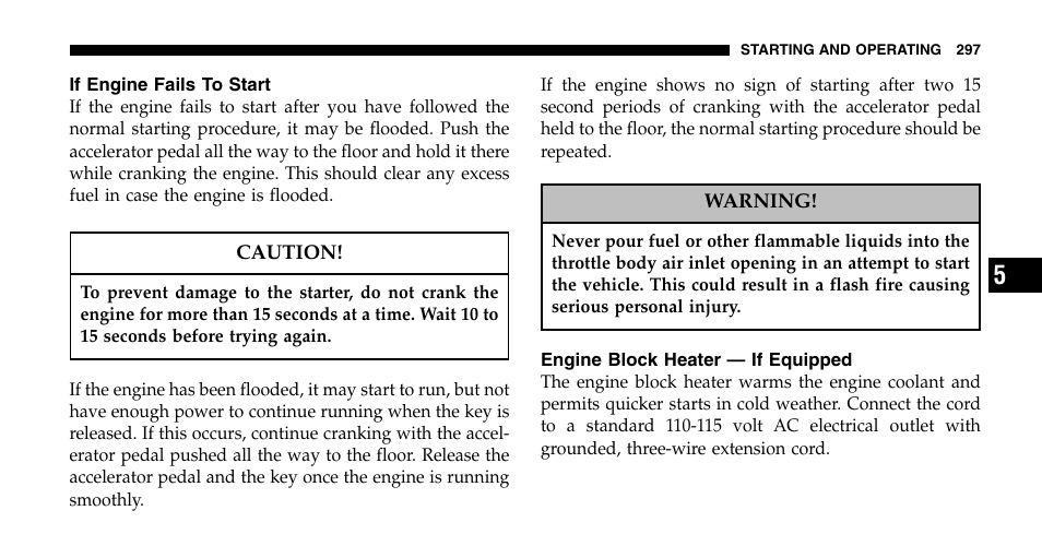 Dodge 2006  Ram Pickup 2500 User Manual | Page 297 / 536